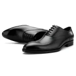 2024 High Quality Handmade Full-Grain Genuine Leather Oxford Dress Shoes for Men Business Daily Casual Life Shoes