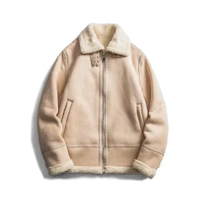 Fashion Double Side Motorcycle Jacket Suede Velvet Men's Leather Jacket Trend New Arrived Winter Autumn Men's Leather Jacket