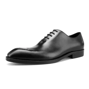 High Quality Handmade Comfortable Casual Wearing-Resist Lace Up Genuine Leather Oxford Dress Shoes for Men Business Office