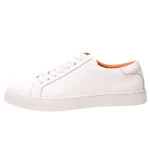 Large-sized Retro Men's White Sneakers Business Casual Leather Shoes Soft-soled Board Shoes Lace-up White Shoes zapatos de cuero