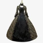 Medieval Renaissance Ball Dresses For Women Vintage Medieval Dress Floor Length Princess Party Prom Dress Halloween Costumes