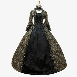 Medieval Renaissance Ball Dresses For Women Vintage Medieval Dress Floor Length Princess Party Prom Dress Halloween Costumes