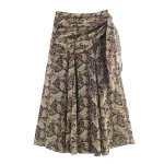 Retro design versatile commuting slimming A-line skirt for women 2025 summer outfit new casual temperament half skirt