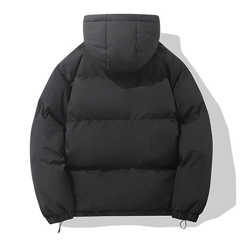 Winter Cotton Quilted Jackets For Women Fashion Down Cotton-Padded Thickened Downcoat Casual Parkas Couple Loose Fit Outerwears - Image 2